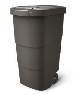 Бак для сміття Prosperplast Wheeler 110 л, антрацит 5905197463292 фото