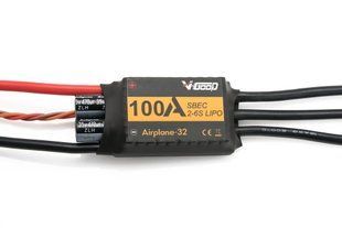 Регулятор ходу VGOOD 100A 2-6S для літаків 2722163466483 фото