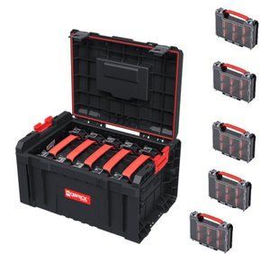 Ящик для інструментів QBRICK SYSTEM PRO TOOLBOX + 5 штук органайзерів PRO ORGANIZER MULTI Z257776PG003 фото