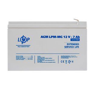 Акумулятор мультигелевий LPM-MG 12V - 7 Ah LP6552 фото