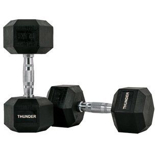 Гантель шестигранна 12,5 кг THUNDER HEXAGONAL-DUMBBELLS-12,5K фото