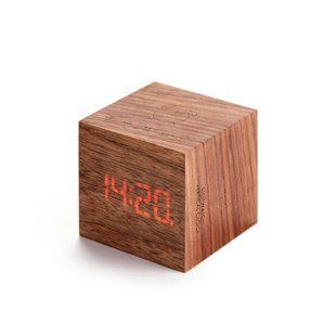 Будильник на акумуляторі Cube Gingko (Англія), дерево горіх G028WT фото