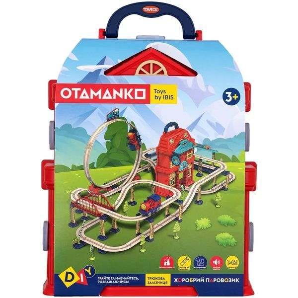 Ігровий набір OTAMANKO ХОРОБРИЙ ПАРОВОЗИК трюкова залізна дорога 532.02.27 фото