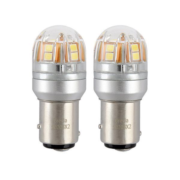 LED автолампа Brevia S-Power P21/5W 330Lm 15x2835SMD 12/24V CANbus, 2шт 10203X2 фото