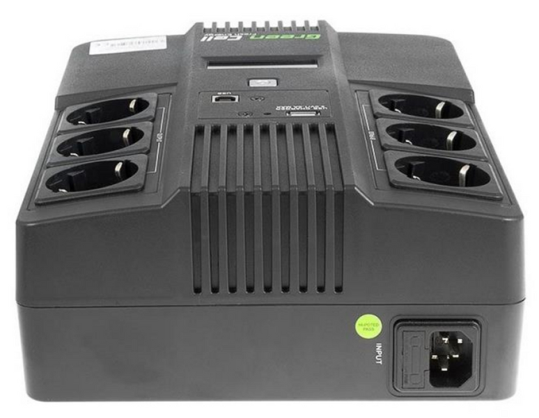 ДБЖ/Безперебійник Green Cell AiO 600VA/360W (UPS06) UPS06 фото