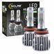 LED автолампа Solar H11 12/24V 6500K 6000Lm 50W Cree Chip 8611 фото 1