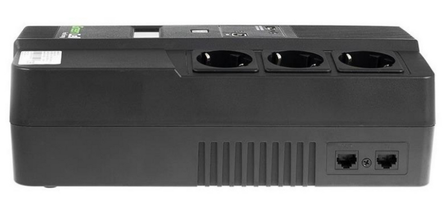 ДБЖ/Безперебійник Green Cell AiO 600VA/360W (UPS06) UPS06 фото