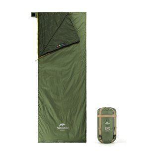 Спальний мішок Naturehike LW180 Mini NH21MSD04, правий, XL, темно-зелений 6975641884378 фото