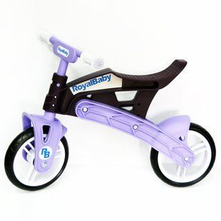Беговел Real Baby, коричнево-фіолетовий KB7500/PURPLE/BROWN фото