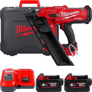Пістолет цвяхозабивний акумуляторний безщітковий MILWAUKEE M18 FUEL FFNS-502C 4933478302 4933478302 фото