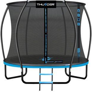 Батут THUNDER INSIDE ULTRA з внутрішньою сіткою 10 футів 312 см чорно-блакитний INSIDE-ULTRA-10FT-BLUE фото
