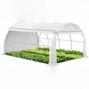 Садова теплиця парник LEOBRO Garden 12м2 White MultiDoor (LB-G113-WHT) LB-G113-WHT фото