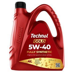 Моторне масло Technol Gold 5W-40, 4л TL90052 фото