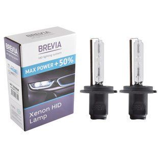 Ксенонова лампа Brevia H7 +50%, 5500K, 85V, 35W PX26d KET, 2шт 12750MP фото