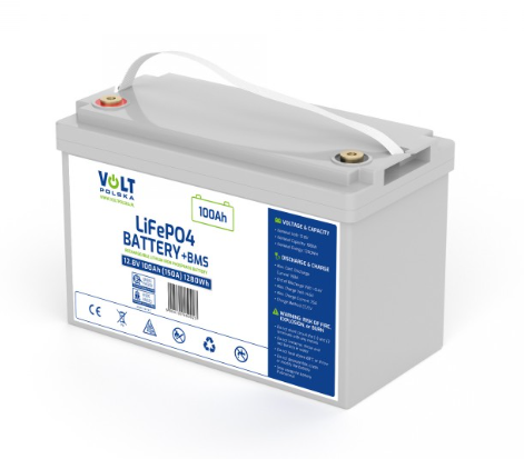Аварійний комплект інвертор Volt Polska SINUS PRO 1200 E PLUS 800/1200W + Акумулятор LiFePO4 100 Аh 12,8V 1200LIFEPO150 фото