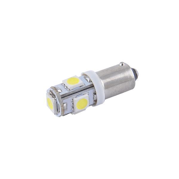 LED автолампа Solar 24V T8.5 BA9s 5SMD white, 2шт SL2531 фото