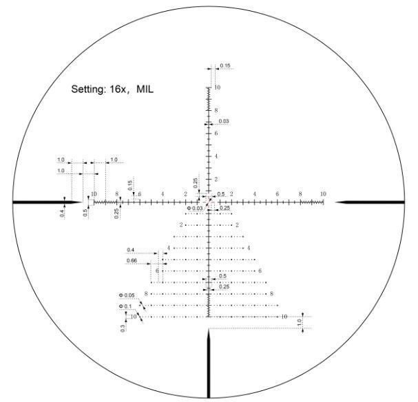 Приціл оптичний Vector Optics Taurus 2-16x50 (30 мм) illum. SFP HD 5003671 фото