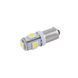LED автолампа Solar 24V T8.5 BA9s 5SMD white, 2шт SL2531 фото 3