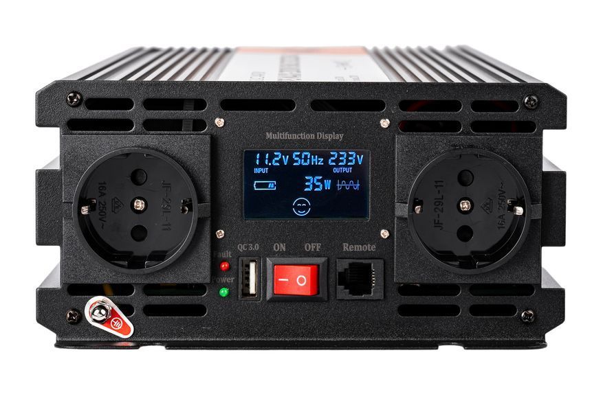Гібридний ДБЖ/інвертор 4SUN MAXX SINUS 2000 W 12/230V 1000/2000W (R0279 PRZ279) R0279 PRZ279 фото