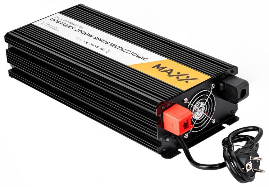 Гібридний ДБЖ/інвертор 4SUN MAXX SINUS 2000 W 12/230V 1000/2000W (R0279 PRZ279) R0279 PRZ279 фото