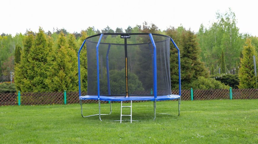 Батут із внутрішньою захисною сіткою 312 см LEOBRO Premium 10FT BLUE LBP-10FTBLUE фото