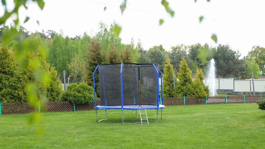 Батут із внутрішньою захисною сіткою 312 см LEOBRO Premium 10FT BLUE LBP-10FTBLUE фото