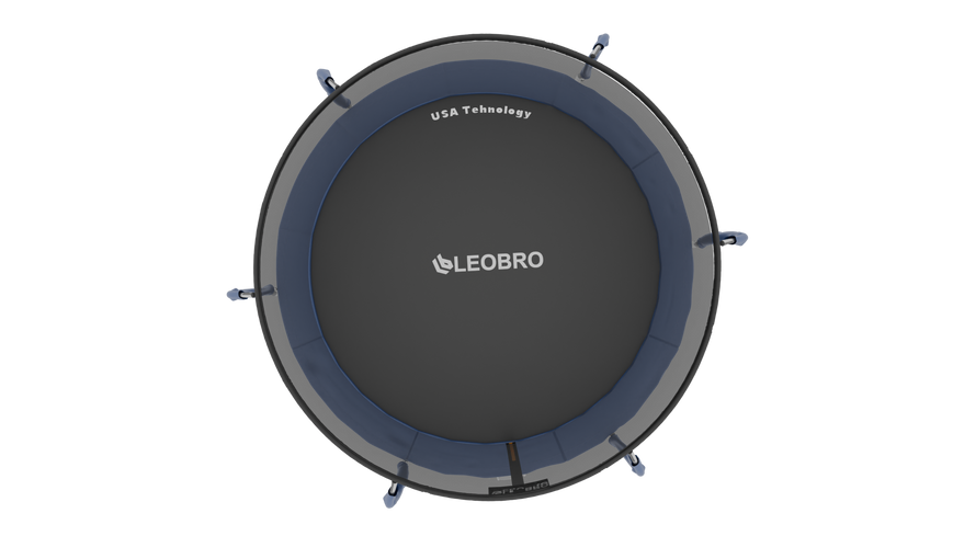 Батут із внутрішньою захисною сіткою 312 см LEOBRO Premium 10FT BLUE LBP-10FTBLUE фото