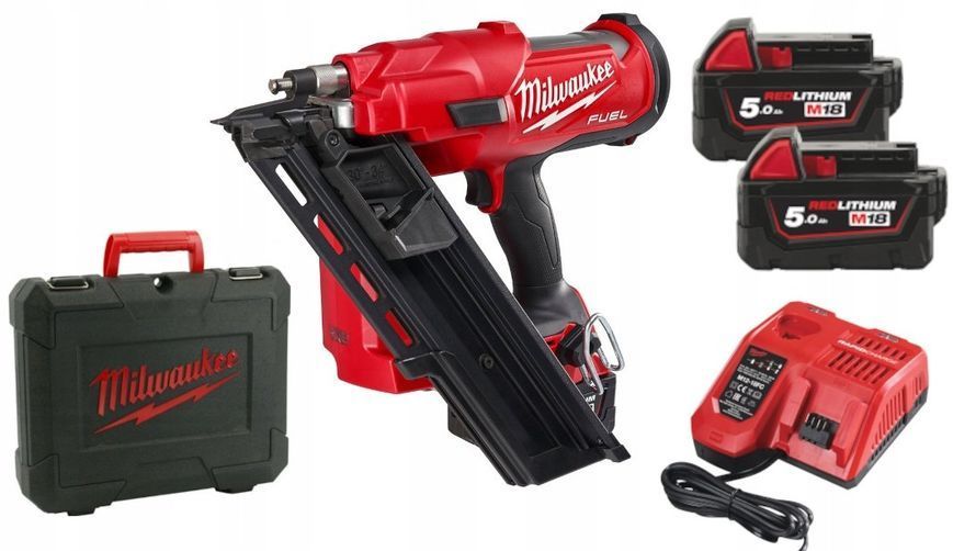Пістолет цвяхозабивний акумуляторний безщітковий MILWAUKEE M18 FUEL FFNS-502C 4933478302 4933478302 фото