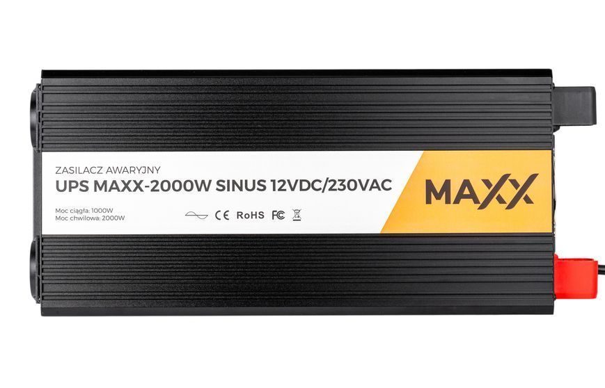 Гібридний ДБЖ/інвертор 4SUN MAXX SINUS 2000 W 12/230V 1000/2000W (R0279 PRZ279) R0279 PRZ279 фото