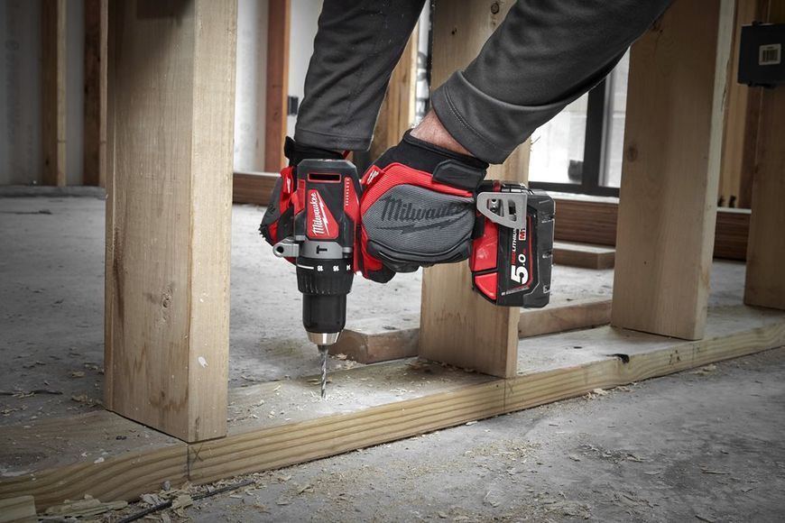 Дриль-шурупокрут з ударом акумуляторний MILWAUKEE, M18 BLPD2-0X, 82Нм (HD кейс) 4933464516 фото