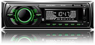 Автомагнитола FANTOM FP-316 Black/Green FP-316 Black/Green фото