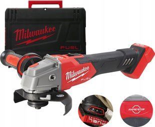 Кутова шліфувальна машина акумуляторна MILWAUKEE, M18 FSAGV125XB-0X, діаметр 125 мм (HD кейс) 4933478436 фото