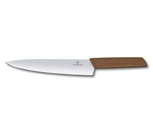 Кухонний ніж обробний Victorinox Swiss Modern Carving 22 см Горіх (6.9010.22G) 6.9010.22G фото