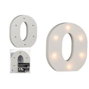 Літера Про декоративна з LED підсвічуванням 16 см 57/6088 фото