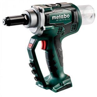 Акумуляторний заклепувальний пістолет Metabo NP 18 LTX BL 5.0, без акб і з/п, у картонній коробці 619002890 фото