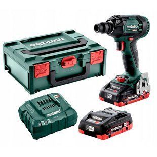 Акумуляторний ударний гайковерт Metabo SSW 18 LTX 300 BL, 2 акб 18 В LiHD 4.0 Ah, з/п, кейс 602395800 фото