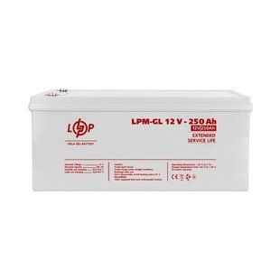 Акумулятор гелевий LPM-GL 12V - 250 Ah LP21081 фото