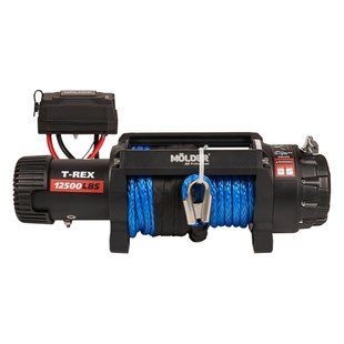 Лебідка Molder T-Rex 12500lbs (6.0hp/4.4kw; 262) синтетичний трос MA22126 фото