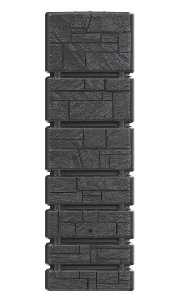 Ємність для збору дощової води Prosperplast Tower Stone, антрацит, 350 л 5905197372495 фото