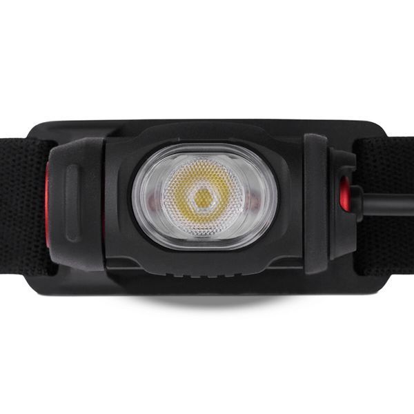 Ліхтар налобний Brevia 500Lm, 2600mAh micro-USB, IP64, заднє світло 14500FAX1 фото