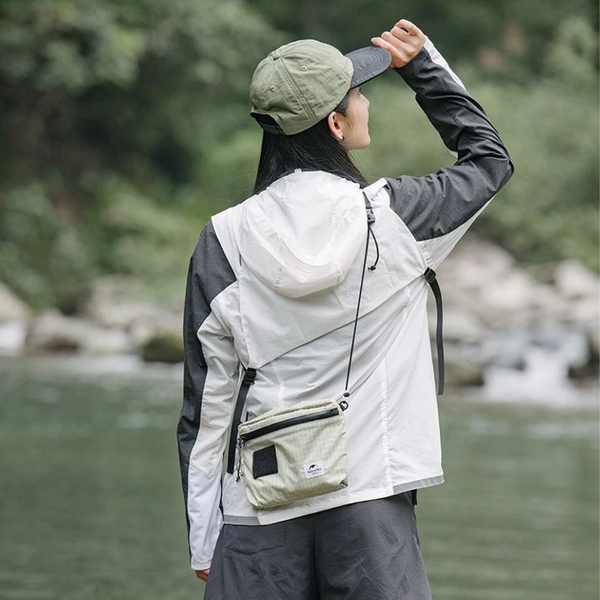Сумка мала Naturehike NH20BB204, 3л, графіт в клітинку 6927595772355 фото