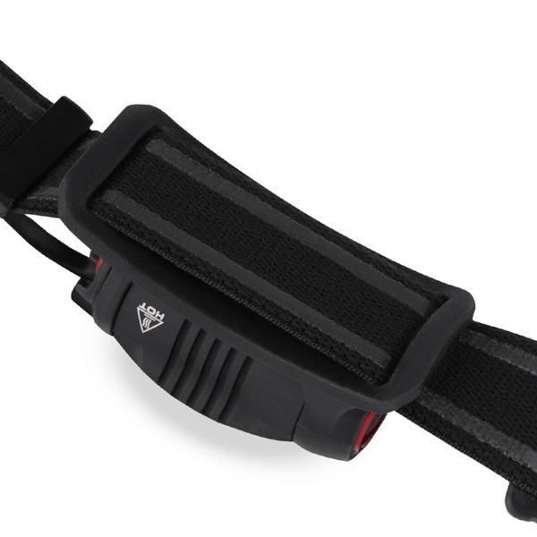 Ліхтар налобний Brevia 500Lm, 2600mAh micro-USB, IP64, заднє світло 14500FAX1 фото