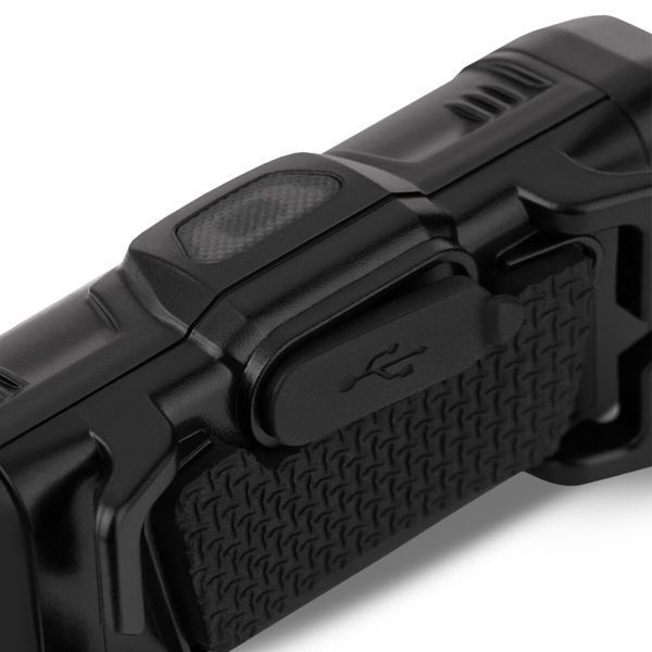 Ліхтар налобний Brevia 500Lm, 2600mAh micro-USB, IP64, заднє світло 14500FAX1 фото