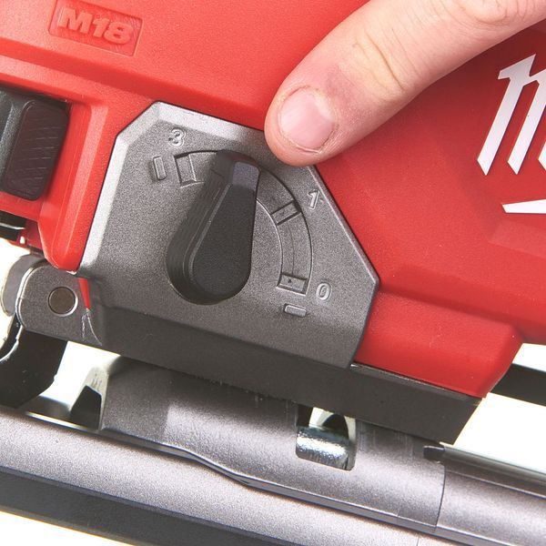 Пила лобзикова акумуляторна безщіткова MILWAUKEE M18 FJS-0X (каркас+HDкейс) + M18 B5 подарунок 4933464726/B5 фото