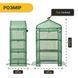 Стелаж-теплиця LEOBRO 125х69х49 см на 3 полиці Green (LB-G116) LB-G116 фото 2