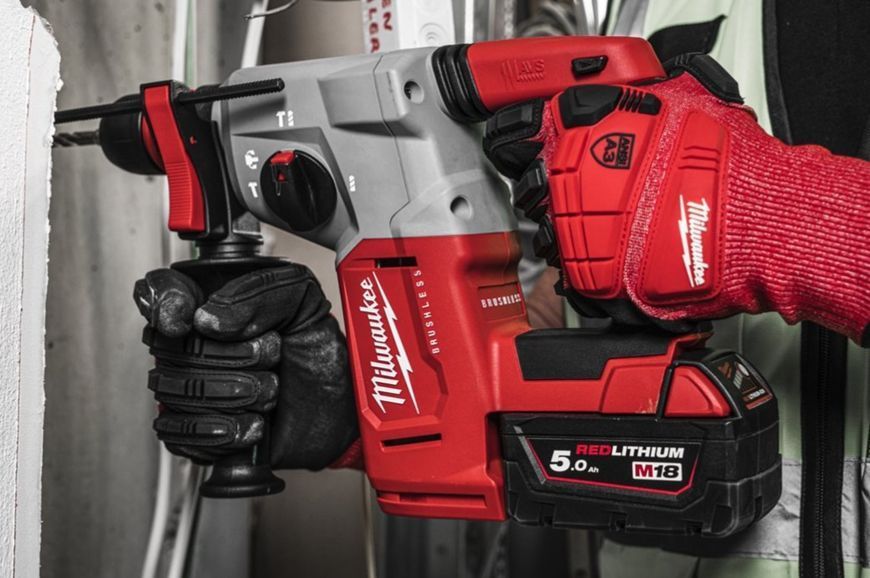 Перфоратор акумуляторний безщітковий SDS PLUS удар 2.3 Дж M18 BLHX-0X FIXTEC MILWAUKEE (HD кейс) 4933478891 фото