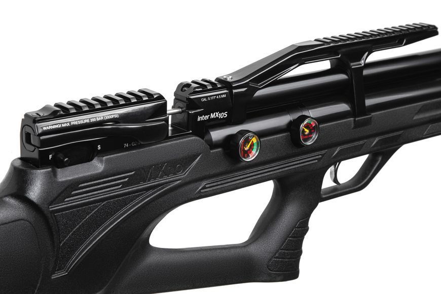 Пневматическая Редукторная PCP винтовка Aselkon MX10-S Black кал. 4.5 1003770 фото
