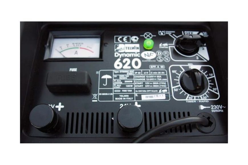Пуско-зарядний пристрій Telwin DYNAMIC 620 START 230V 12-24V 829384 фото