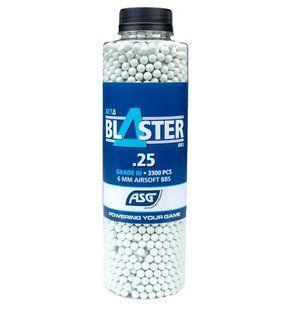 Страйкбольні кульки ASG Beta Blaster 6 мм 0.25g, 3300 pcs. 1956.00.08 фото