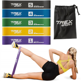 Набір резинок для фітнесу Trex Sport TX-065RBC 1-18кг 5902308233157 фото